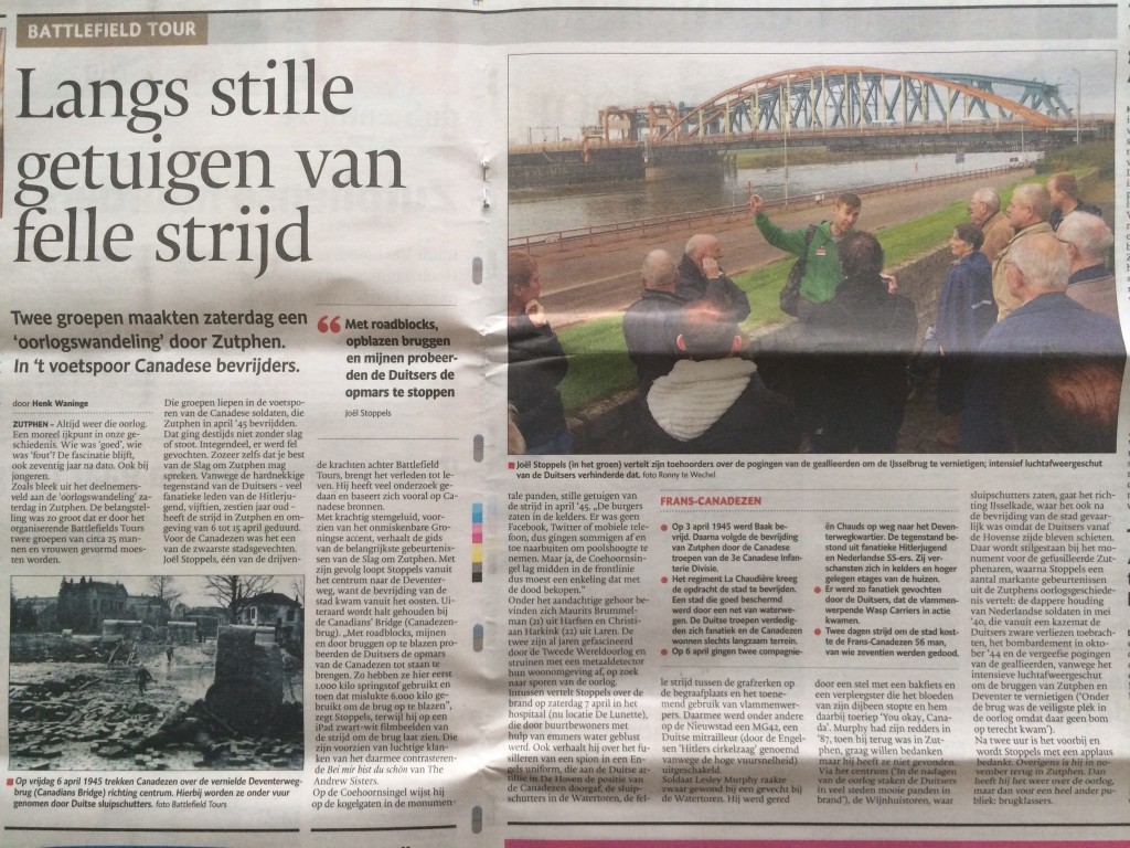 Stentor bevrijding Zutphen, 27 oktober 2014